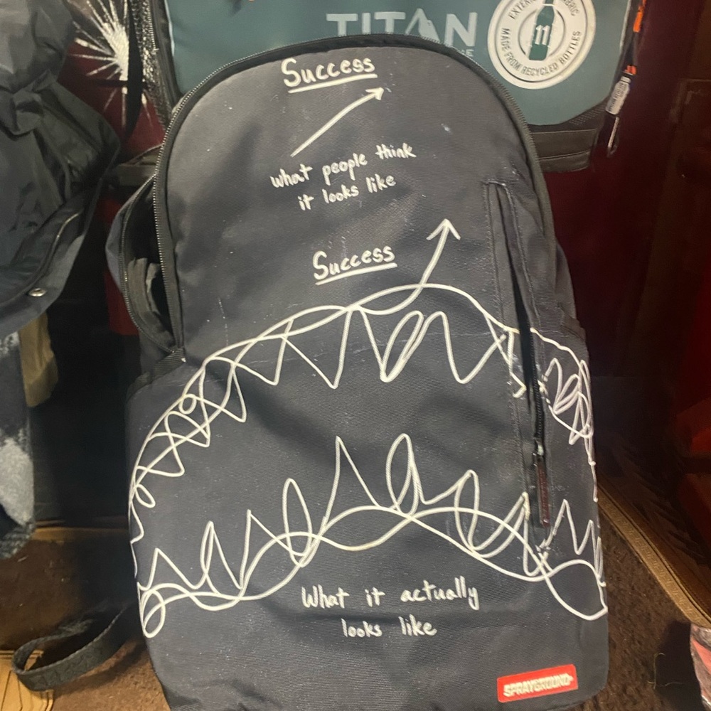 Black Sprayground Backpack